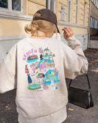 Unisex sweatshirt med teksten “Bergenseren” – tykk og myk collegegenser i klassisk passform, perfekt for hverdagsbruk og bergensvær.