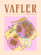 Vafler med brunost